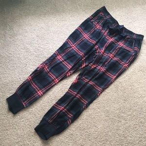 Hollister Flannel Joggers